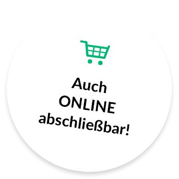 Auch ONLINE abschließbar!